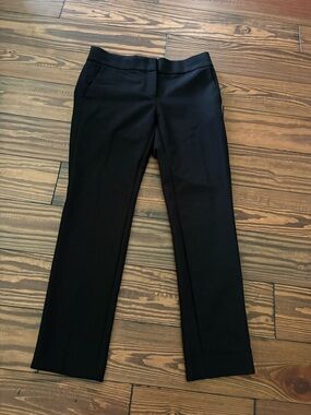 LOFT Black Straight Leg Dress Trousers